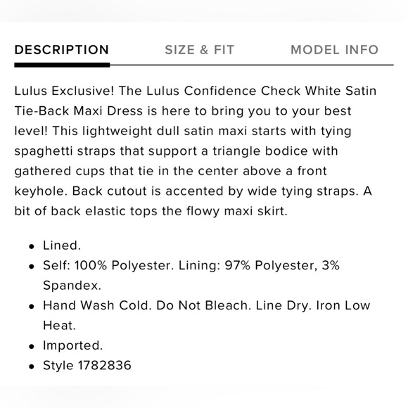 Lulus White Dress SZ.L - Picture 5 of 8